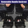 Rolling Shop Stool with Wheels, Heavy Duty Garage Work Mechanic