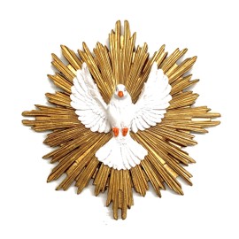 Gigi's Classy Kids Holy Spirit Dove Pendant Sculpture 8" Wall Mounted Divine Spirit