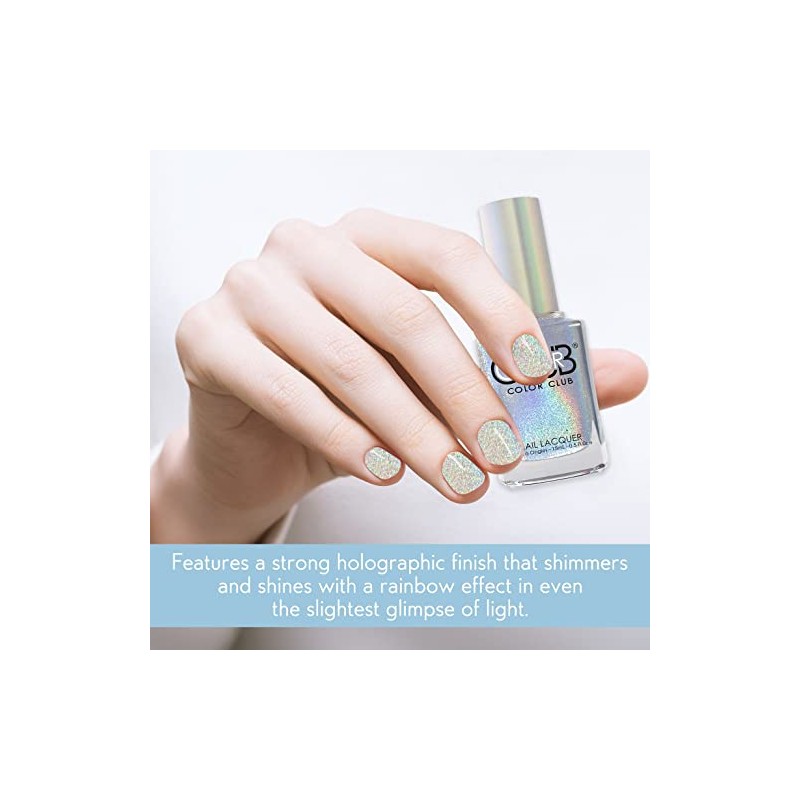 Color Club Halographic Tones Esmalte de uñas, multicolor, arpa en