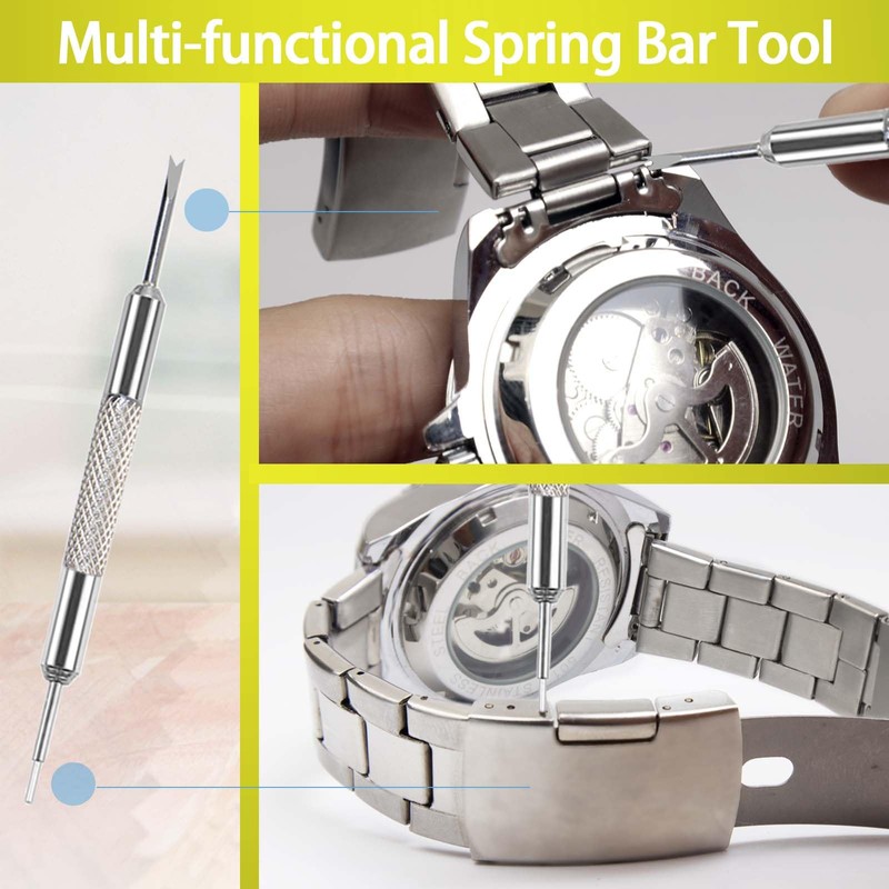 GLDCAPA Watch Link Removal Kit, Watch Band Sizing Tool for