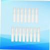 IWOWHERO 15Pcs Refillable Lip Balm Tubes White Plastic DIY Lip