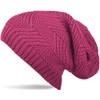 styleBREAKER Classic Warm Unisex Long Beanie Knit hat with Structured