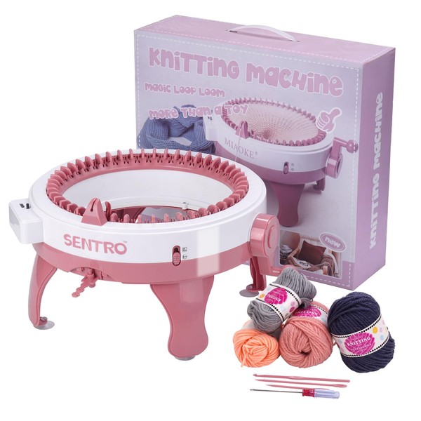 SENTRO Knitting Machine, 48 Needles Knitting Machine with Row Counter,