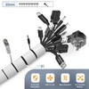 Romon Pack of 2 Cable Sleeves, 22 mm x 1.5