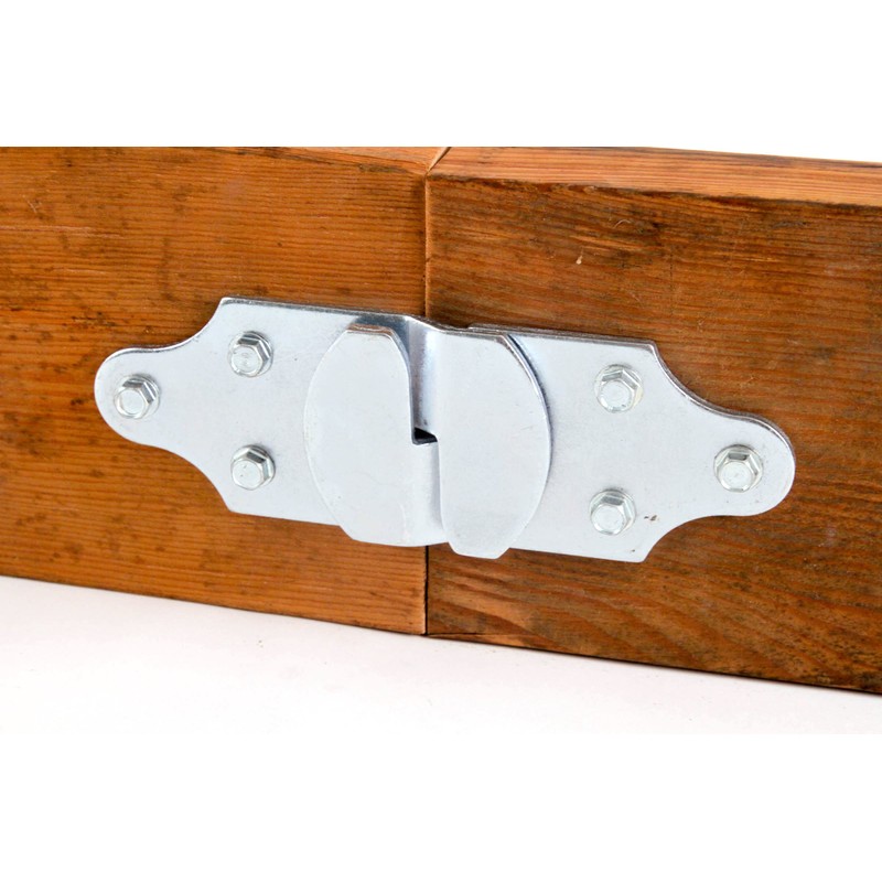 Red Hound Auto Qty 4 Straight Brackets Wood Sides Stake