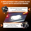 LED License Plate Light with Socket Wire Harness for Ford