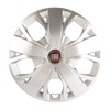Fiat Original 16 Inch Wheel Trim Silver Compatible with Fiat