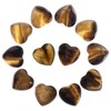 Nupuyai Nupuyai 12pcs Tiger's Eye Crystal Heart Love Palm Worry