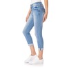 WallFlower womens Juniors Instasoft Mid-rise Ultra Fit Skinny Stretch Crop