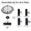 EMOON High Torque Clock Movement Mechanism with 3 Pairs of