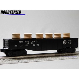 LIONEL PENNSYLVANIA GONDOLA W/WOOD BARREL LOADS PRR O GAUGE car 2423050-G NEW