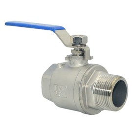 DAN SPEED 1-1/4 Inch Male x Female NPT Ball Valve S304 Stainless Steel,Full Port Heavy Duty for Water, Oil, and Gas,1000WOG (1-1/4 inch)
