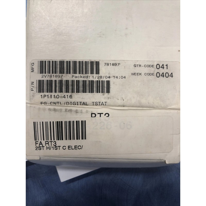 Friedrich RT3 digital heat pump thermostat