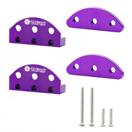 TCRC 7075 Aluminum Adjustable Front Shock Towers Shock Mount Set Bracket for Axial 1/8 AXP8 Gilamon Trail Buggy Upgrade