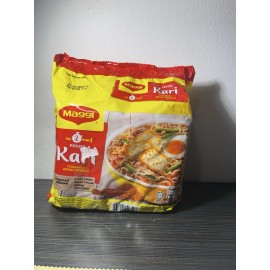 Maggie Bags Maggi Kari/Curry Instant Noodles, 2-Minute, 1 Pack, 5-Pack