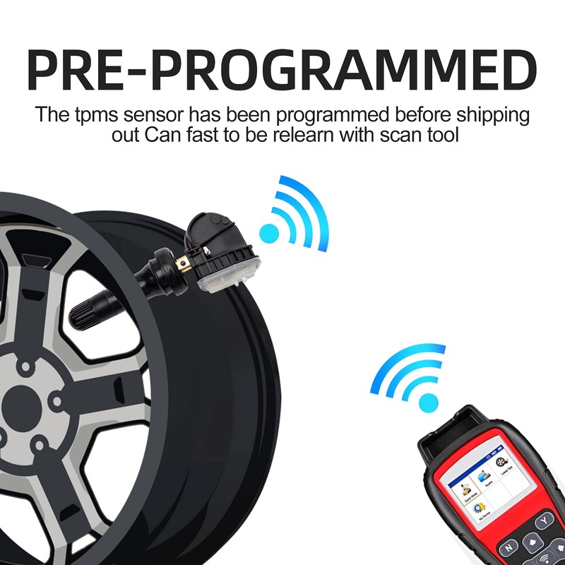 TPMS35 315MHz Sistema de monitoreo de presión de neumáticos de