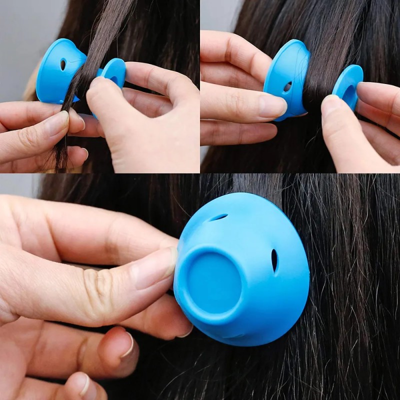 Rizadores De Cabello Sin Calor Cabello Silicona De Pelo 40pc