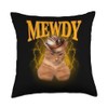 Mewdy Meme - Funny Mewing Cat Cowboy Hat Vintage Throw