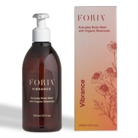FORIA FORIA Everyday Body Wash | Organic, All-Natural, pH-Friendly Feminine Wash | Fragrance-Free with Probiotics | Sensitive Skin Safe | 10 Fl Oz