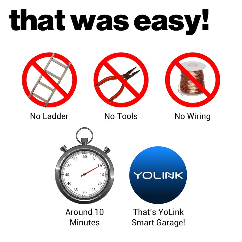 YoLink Garage Door Controller - Remote Control Existing Garage Door