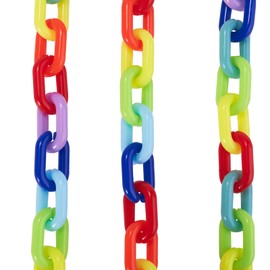 Airssory 2150 Pcs Acrylic Small Cable Chains Linking Rings Plastic Quick Link Connectors for Jewelry Making Children Pet Learning Toy Belt Hair Ornament - 15x9mm