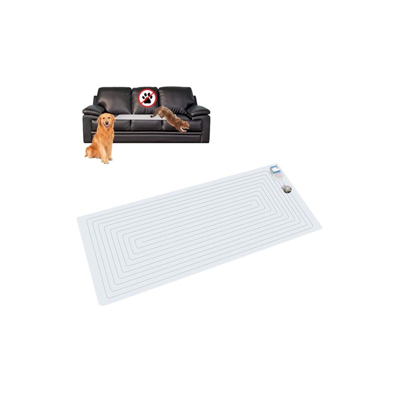 SEERWAY 2 Rechargeable Pet Shock Mats Same Size, Cat Repellent