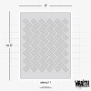 Wraith SprayWorks Diamond Plate #2 - Reusable Airbrush Stencil Template