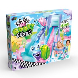 Go Gooey Snails Slime Race Set, Load the snails up with slime and watch them race down the slimy track - So Slime, Green