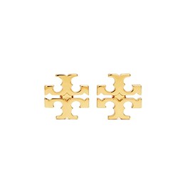 Tory Burch Women's Small Logo Stud Earrings (Tory Gold)