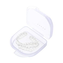 TGYDRT Transparent Retainer Box, Orthodontic Dental Case with Vent Holes, Solid Colors Mouth Guard Case,Night Guard Container Storage Holder