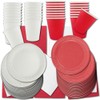 Austria Party Tableware Set – Red/White/Red