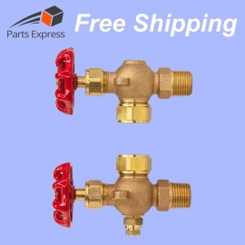 DUCO® STEAMER SIGHT GLASS WATER GAUGE VALVE SET STEAMASTER BOILERS/JEWELRY STEAMERS