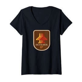 Womens A-4 Skyhawk V-Neck T-Shirt