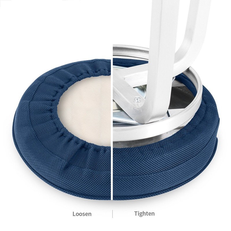 Shinnwa Bar Stool Cushions, Memory Foam Round Bar Stool Covers