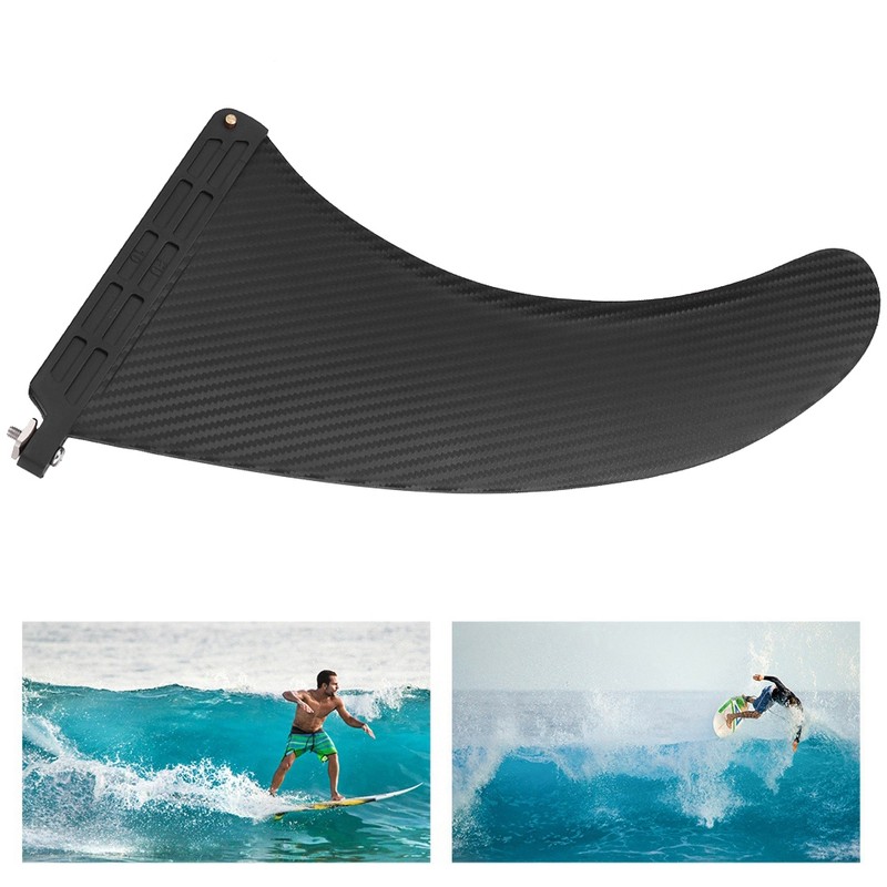 10in Surfboard Fin Faux Carbon Fiber SUP Board Watershed Balancing