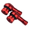 TEAMWILL 2PCS Motorcycle CNC Aluminum 11.3mm Tire Wheel Stem Valve