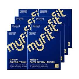 Dongguk Pharm My Fit V Sleep Rhythm Lactium 800 mg 30 tablets 8 boxes / 동국제약 마이핏V 수면리듬 락티움 800 mg 30정 8박스