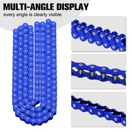 CILOYU 35 Chain with Chain Breaker Compatible with Minibike Coleman CT100U CC100X Baja Doodlebug DB30 Motovox MBX10 MBX11 Predator 97cc 100cc Mega Moto MM-B80 105cc Go Kart Powersports Parts 140 Links