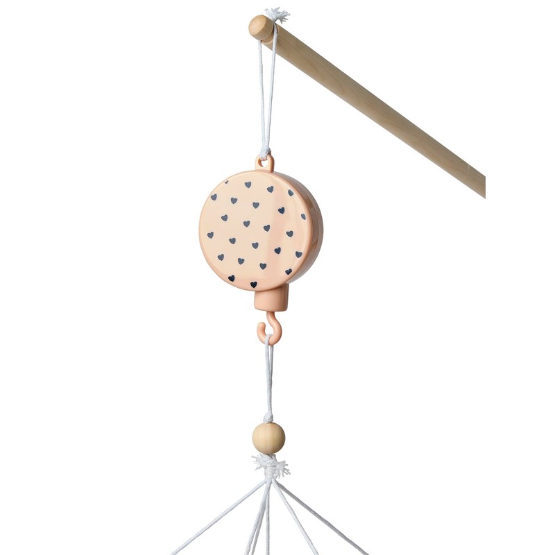 VERTBAUDET Baby Music Mobile Lovely Leopard Pink Printed