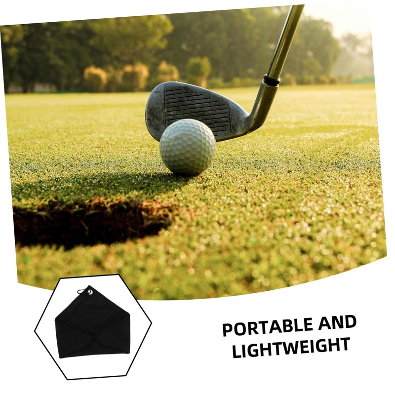 Outanaya Waffle Golf Cleaning Towel with Carabiner Soft Microfiber for