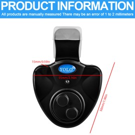 Fishing Bite Alarm 4 Pieces, Electronic Bite Alarm Fishing, Swinger Bite Alarm with LED Luminous Indicator, Sensitive Vibration on the Rod, Fishing Buzzer Equipment by Fischer Fishing Device