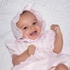 Petit Ami Baby Girls' Dress with Pintucks and Feather Stitching,