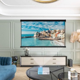 Portable Movie Projector, Mini Projector for Kids for Laptop (AU Plug)