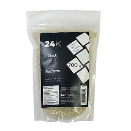 24K Rock Salt Coarse 700 g | Premium Rock Salt, harvested from The Atlantic Coast of France