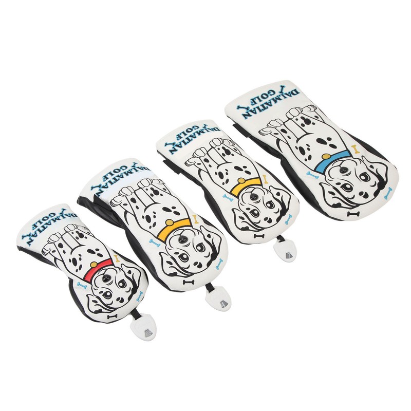 Golf Club Head Cover Waterproof PU Golf Club Covers Set