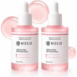 WEUD Serum Coreano Original, Serum Facial con Salmon DNA PDRN, Multi Péptido, Niacinamida, Cuidado Antiedad y Reparador, Reafirman, Ilumina la Pie, Suero PDRN para Todo Tipo de Piel (60ML)