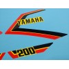 YAMAHA YTM200 TRI-MOTO 1983 DECAL DECAL GRAPHIC SET(#*Y55)