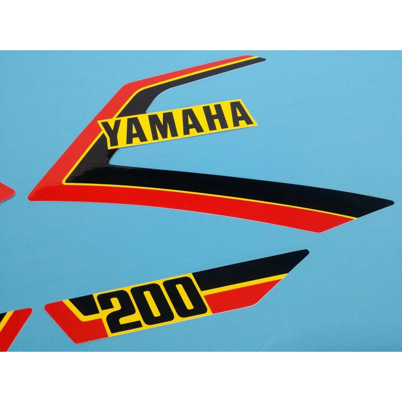 YAMAHA YTM200 TRI-MOTO 1983 DECAL DECAL GRAPHIC SET(#*Y55)