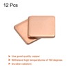 sourcing map Heat Sink Copper Pad Washer 15mm x 15mm