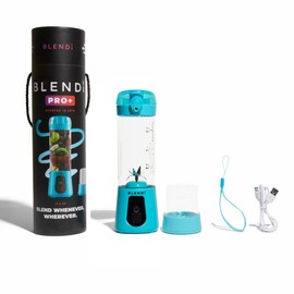 BLENDi Pro+ Portable Blender (New 2025 Model, 17.5oz, Turquoise) – Upgraded 120W Motor, USB-C Rechargeable, Cordless Personal Blender Smoothies & Shakes – BPA-Free, Self-Cleaning, Travel-Friendly